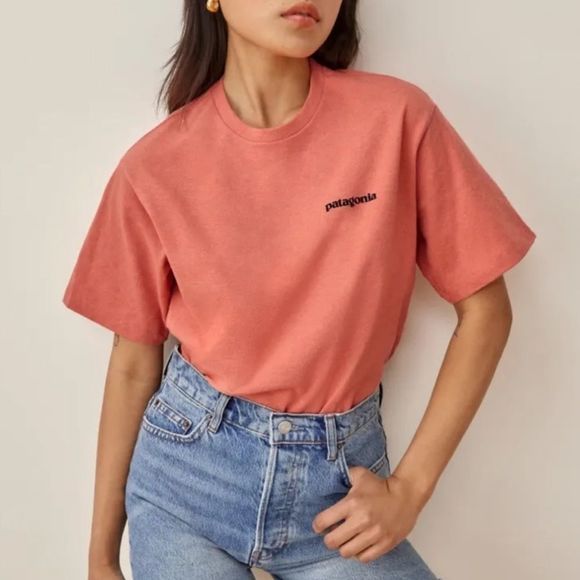 Reformation Patagonia Men's P-6 Logo Responsibili-Tee - Picture 2 of 7